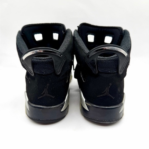 Nike Air Jordan 4.5 Retro GS Metallic Black Silver DX2835-001 Size 4.5Y Kids - Picture 2 of 11
